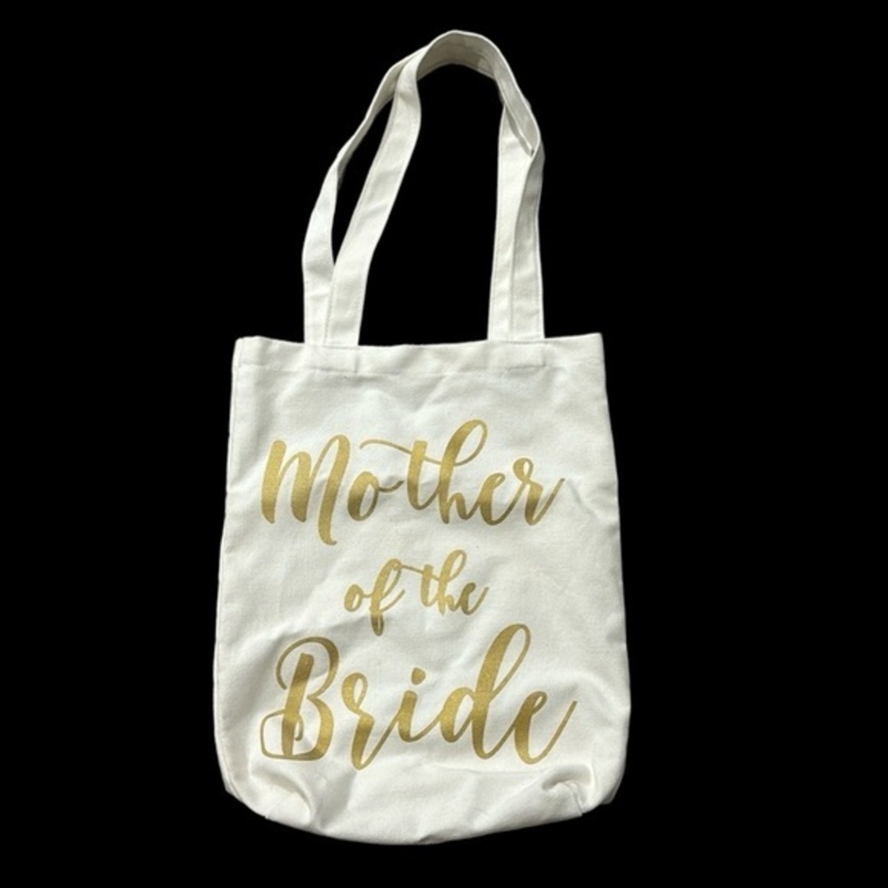 Mother of The Bride Canvas Tote Bag Wedding Day